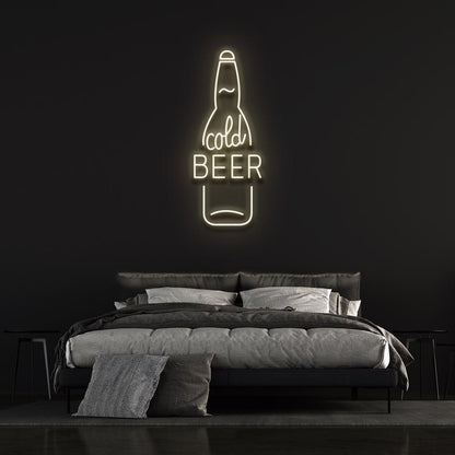 Cold Beer - LED Neon Sign