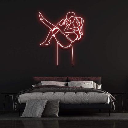 'Embrace' Neon Sign