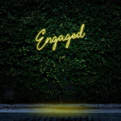 "Engaged" Neon Sign