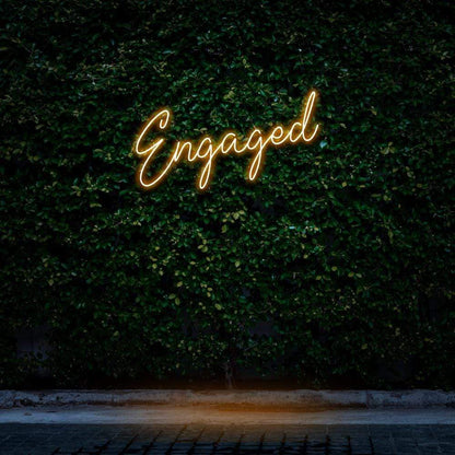 "Engaged" Neon Sign