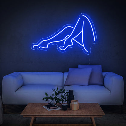 'Female Legs' Neon Sign