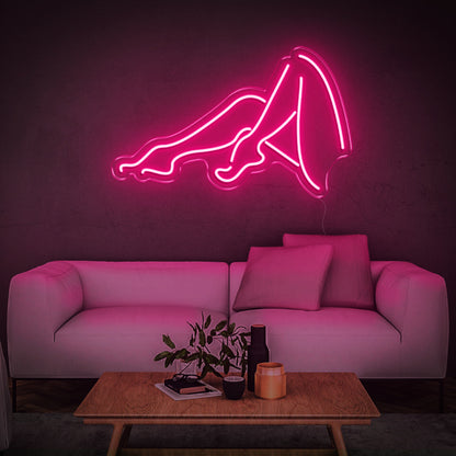 'Female Legs' Neon Sign