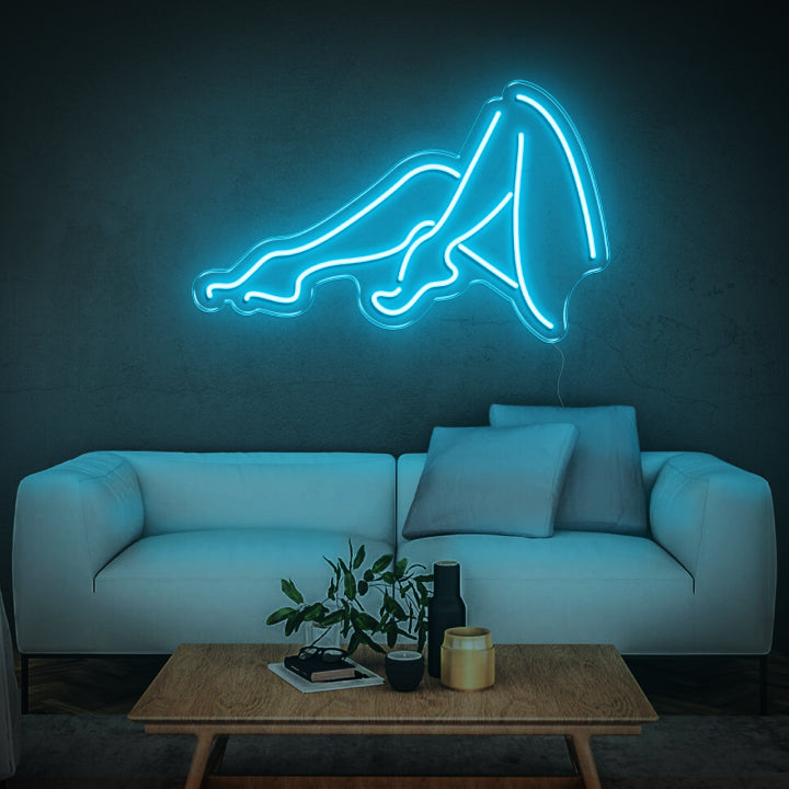 'Female Legs' Neon Sign