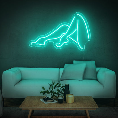 'Female Legs' Neon Sign