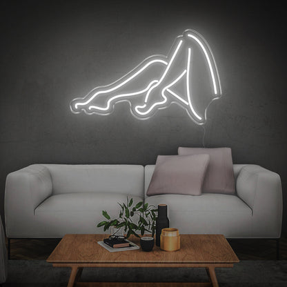 'Female Legs' Neon Sign