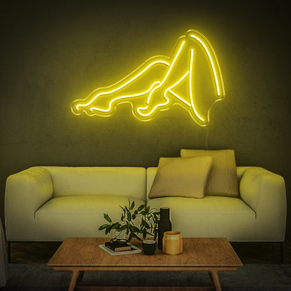 'Female Legs' Neon Sign