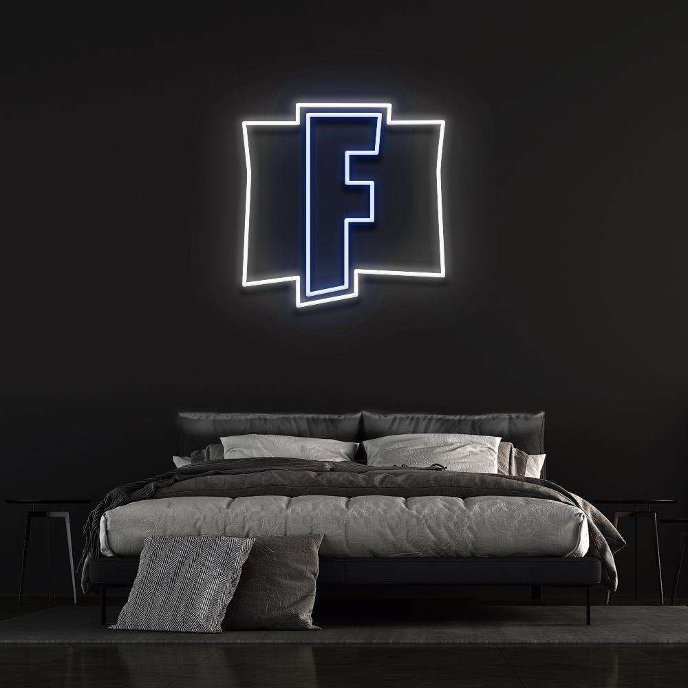 Fortnite logo LED Neon Sign