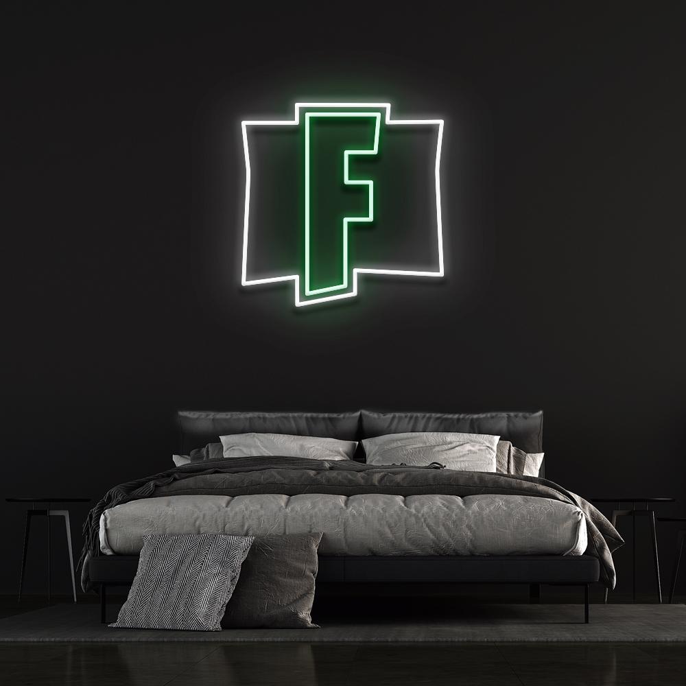 Fortnite logo LED Neon Sign