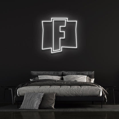 Fortnite logo LED Neon Sign