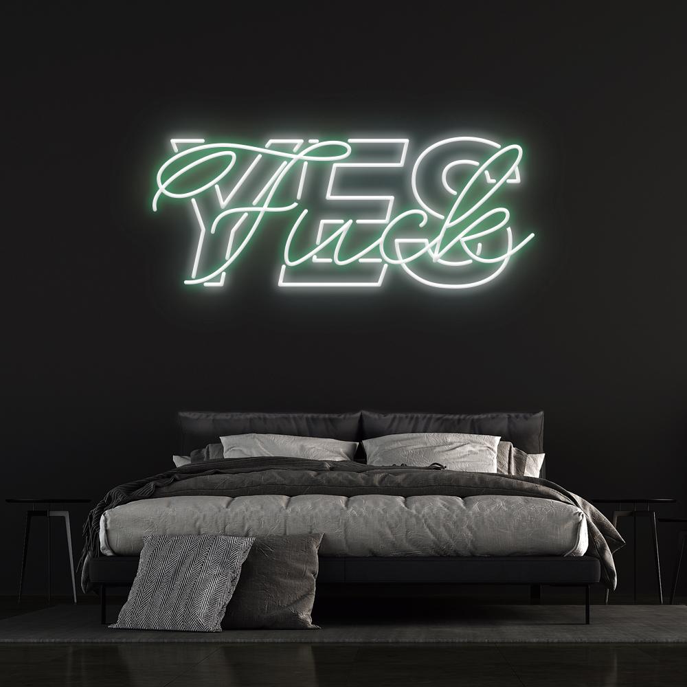 Fuck Yes LED Neon Sign