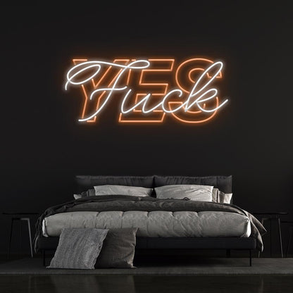 Fuck Yes LED Neon Sign