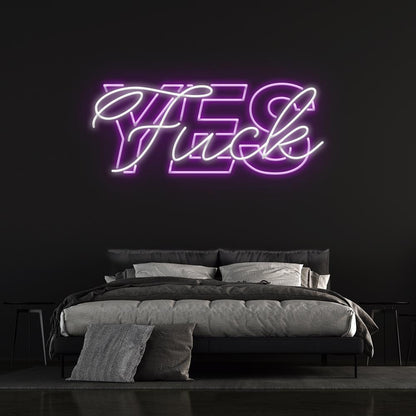 Fuck Yes LED Neon Sign