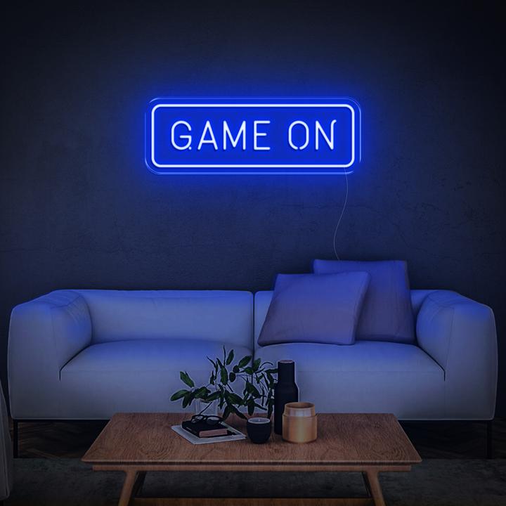 'Game On' LED Neon Sign