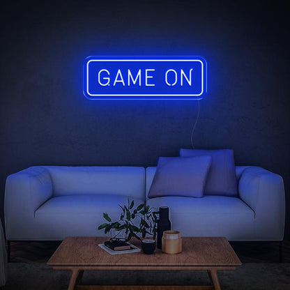 'Game On' LED Neon Sign