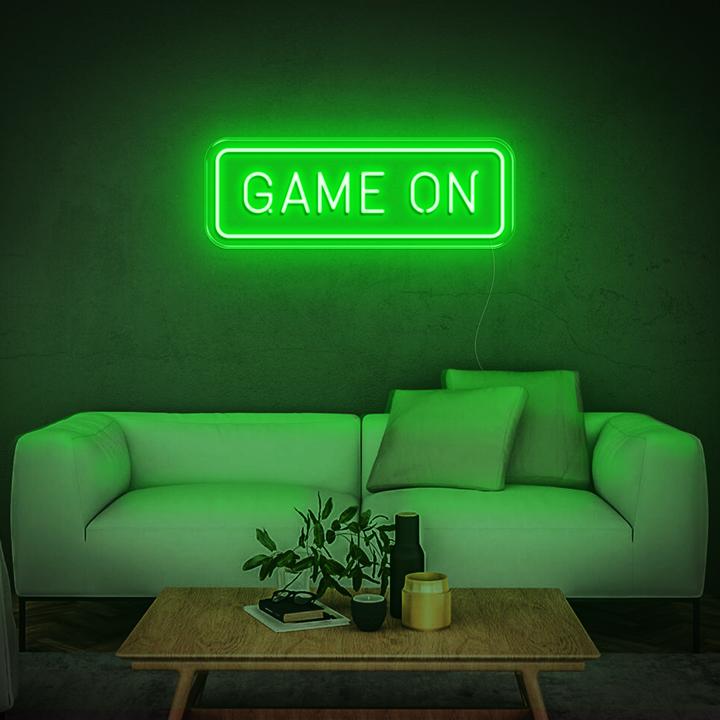 'Game On' LED Neon Sign