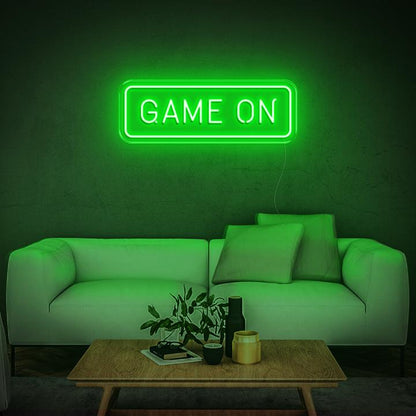 'Game On' LED Neon Sign