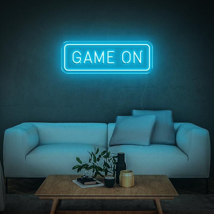 'Game On' LED Neon Sign