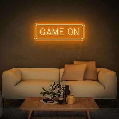 'Game On' LED Neon Sign