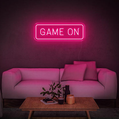 'Game On' LED Neon Sign