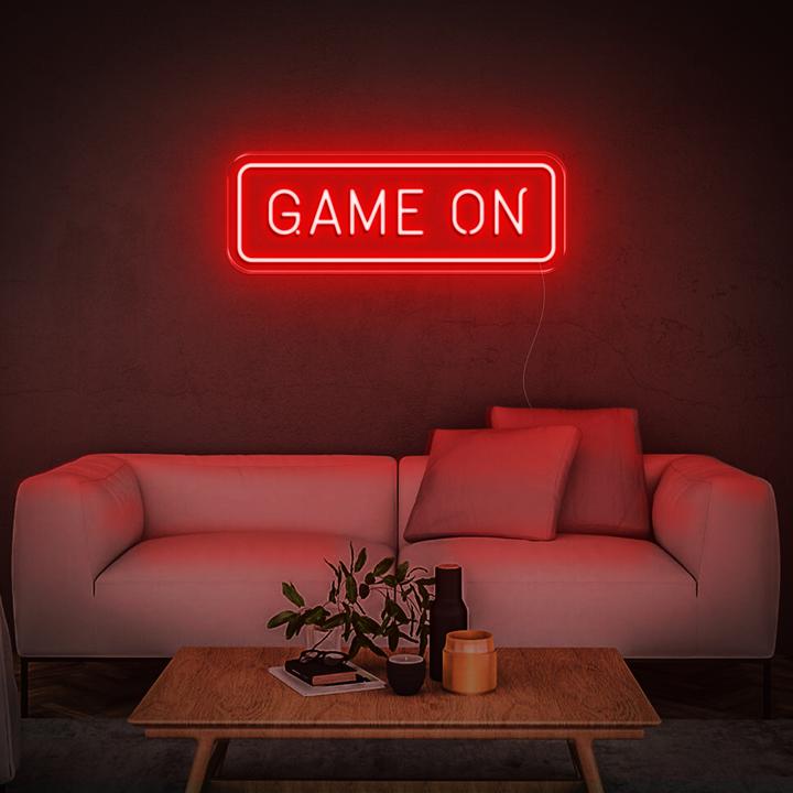 'Game On' LED Neon Sign