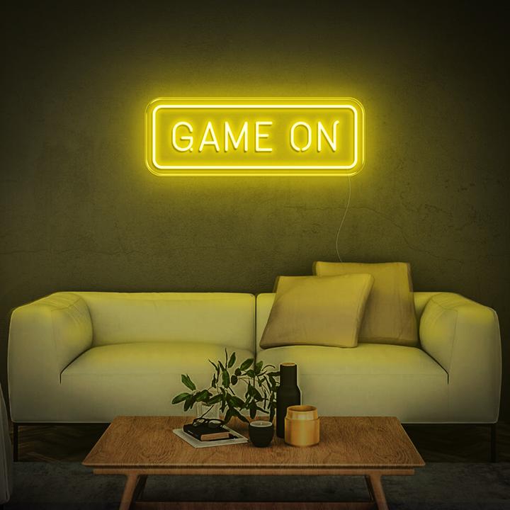 'Game On' LED Neon Sign