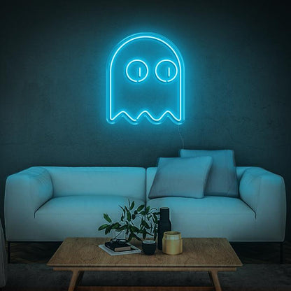 'Gamer Ghost' LED Neon Sign