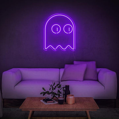 'Gamer Ghost' LED Neon Sign