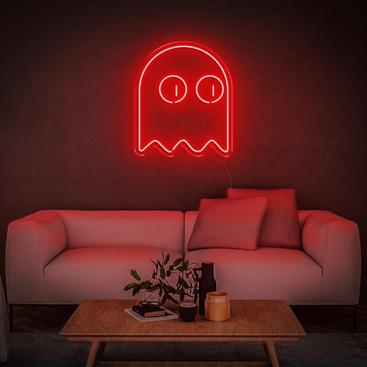 'Gamer Ghost' LED Neon Sign