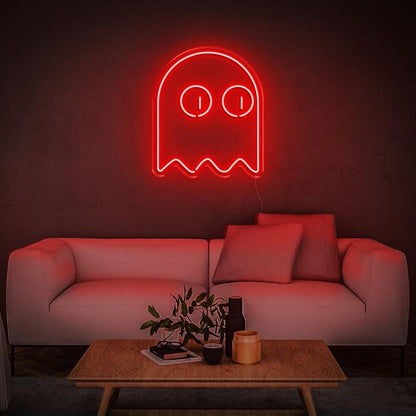 'Gamer Ghost' LED Neon Sign