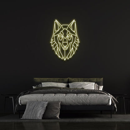 Geo Wolf - Neon Sign