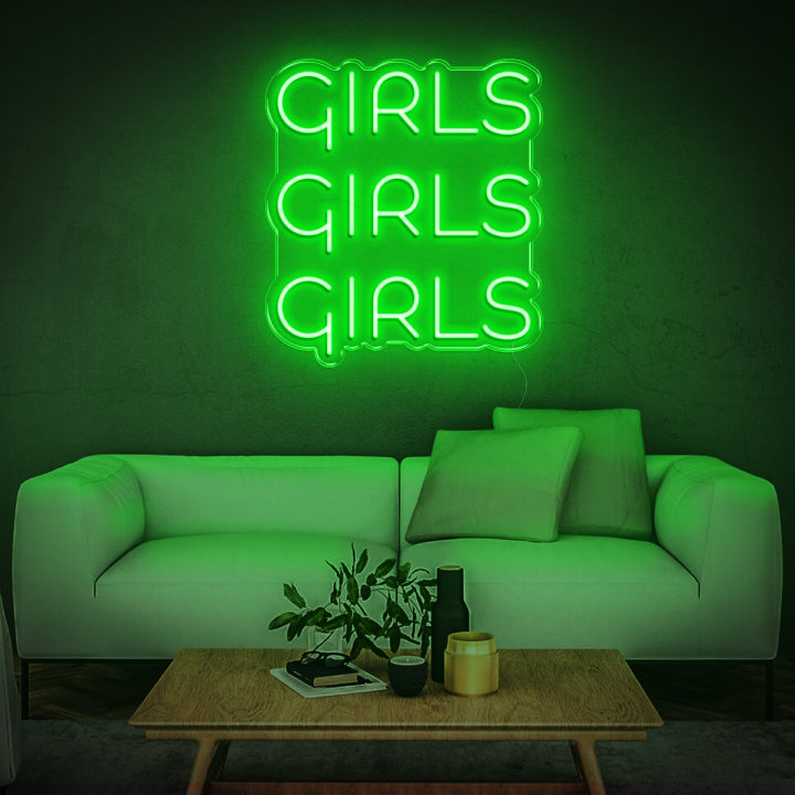 'GIRLS' Neon Sign