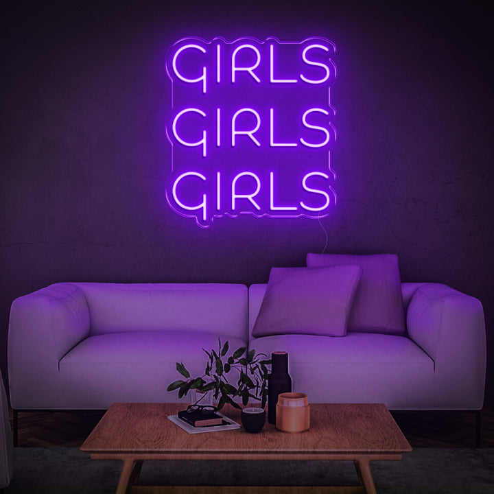 'GIRLS' Neon Sign