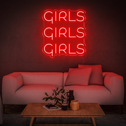 'GIRLS' Neon Sign