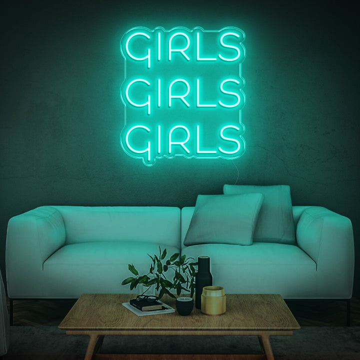 'GIRLS' Neon Sign