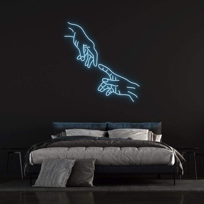 Hands of God - LED Neon Sign