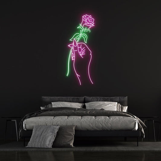 "Hand of Love" Neon Sign