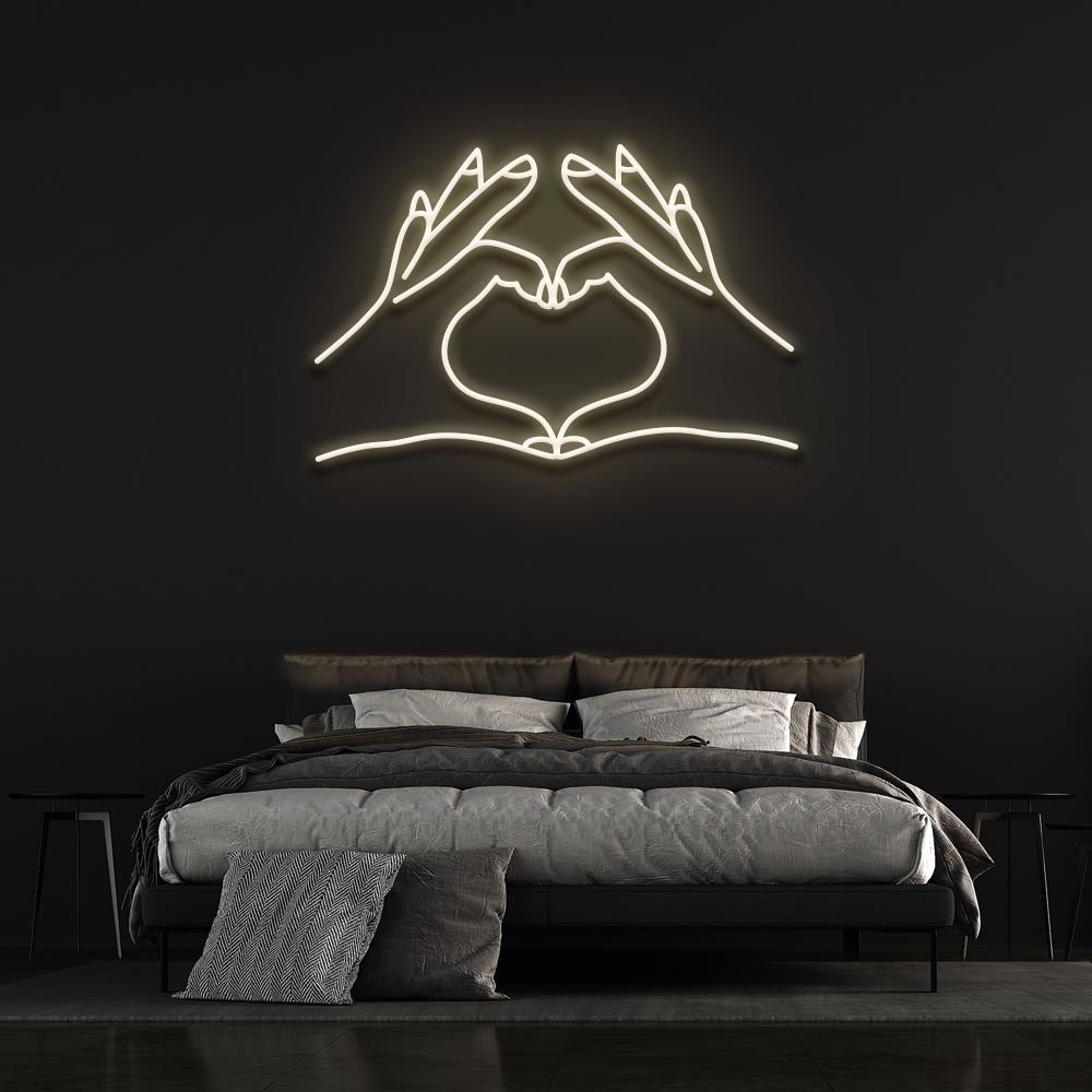 Heart Hands - LED Neon Sign