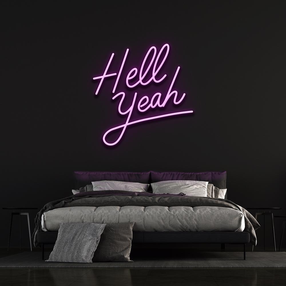 Hell Yeah - LED Neon Sign