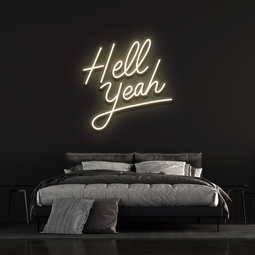 Hell Yeah - LED Neon Sign