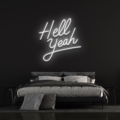 Hell Yeah - LED Neon Sign