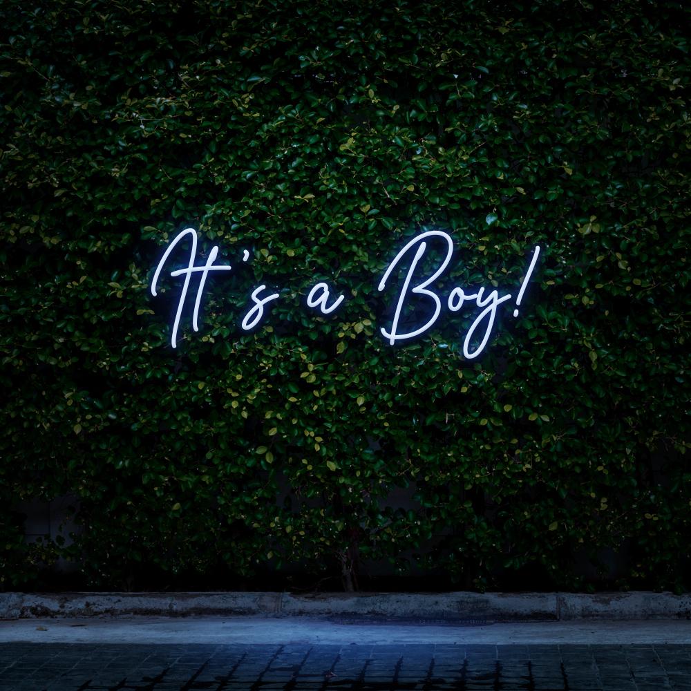 It's a Boy! - LED Babyshower Neon Sign