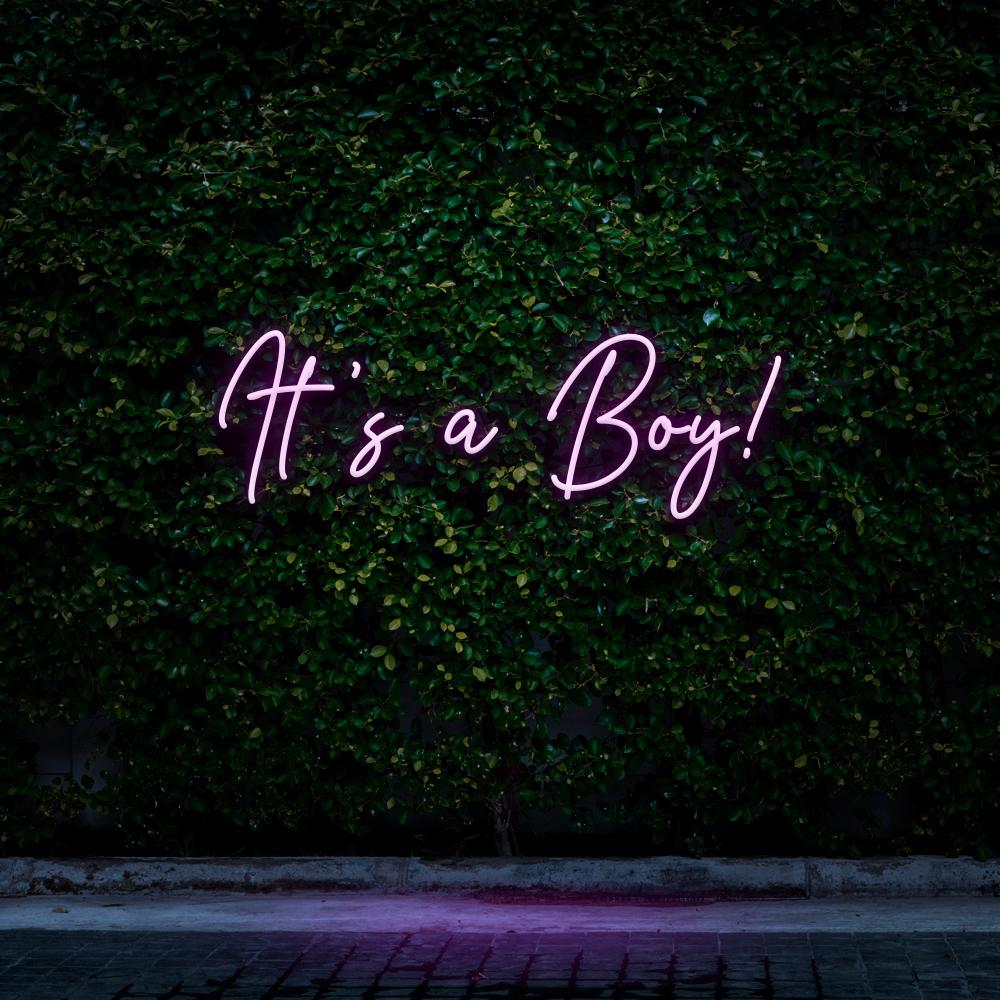 It's a Boy! - LED Babyshower Neon Sign