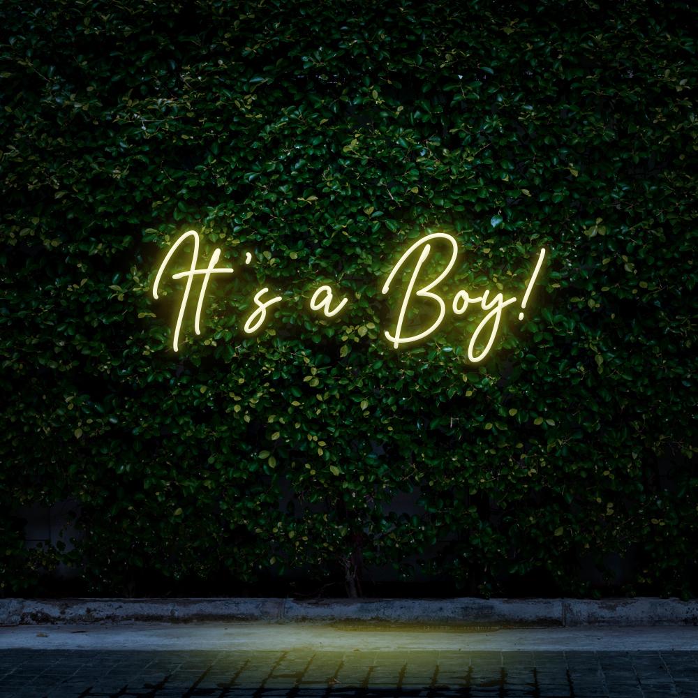 It's a Boy! - LED Babyshower Neon Sign