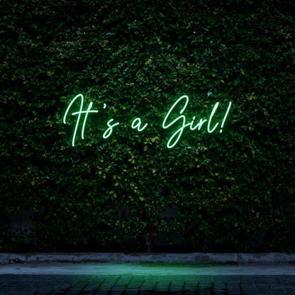 It's a Girl! - LED Babyshower Neon Sign