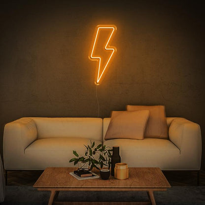 'Lightning Strike' LED Neon Sign