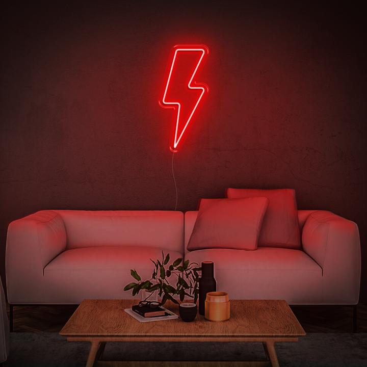 'Lightning Strike' LED Neon Sign