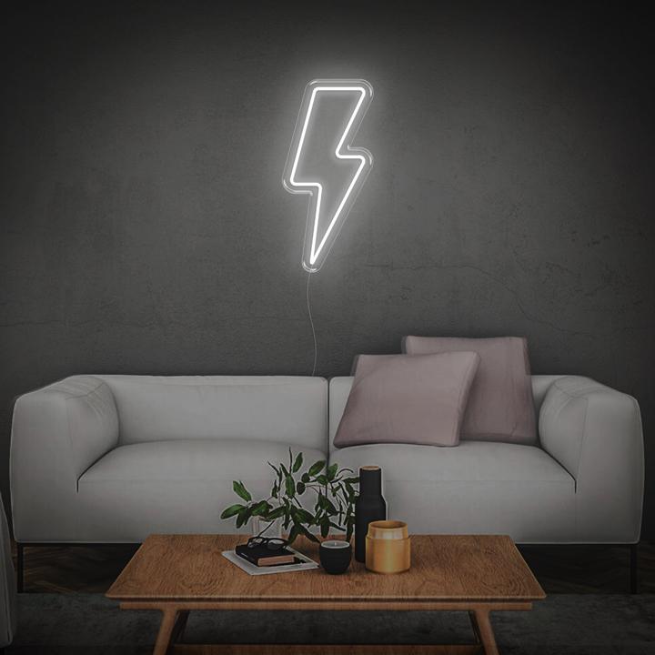 'Lightning Strike' LED Neon Sign