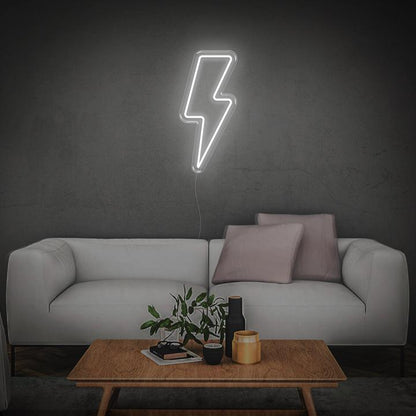 'Lightning Strike' LED Neon Sign