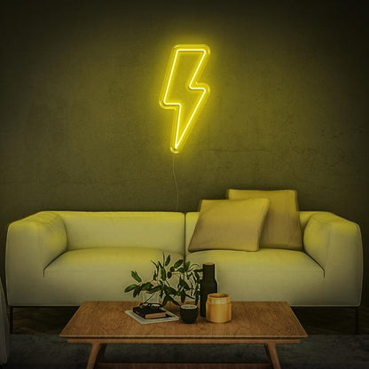 'Lightning Strike' LED Neon Sign