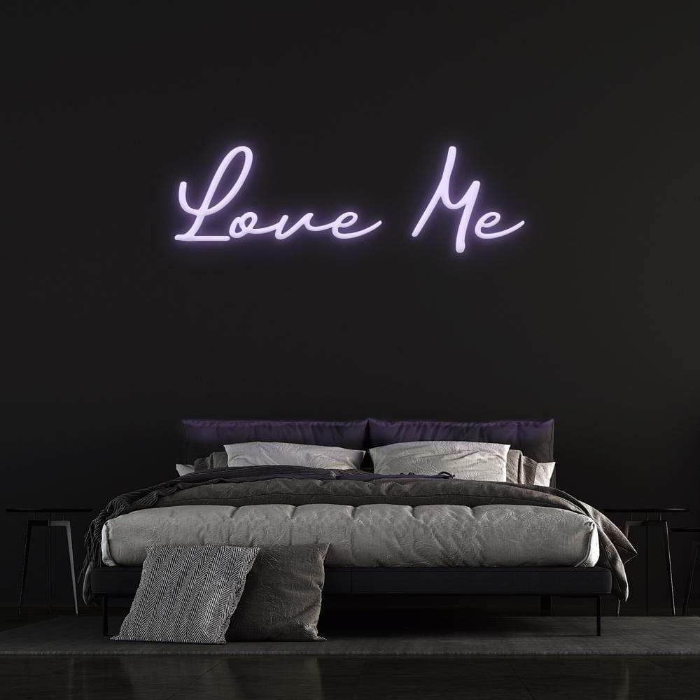 Purple Love Me Neon store Light Sign